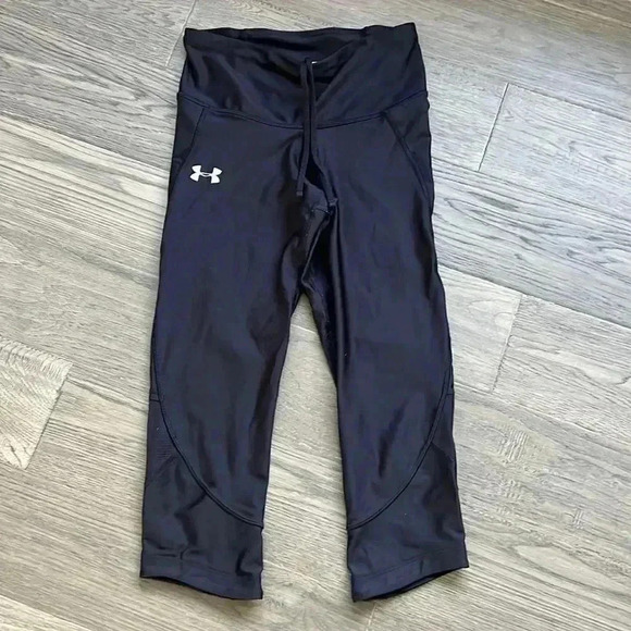 🌸3/$30🌸under Armour | Black compression athletic leggings - Picture 1 of 12